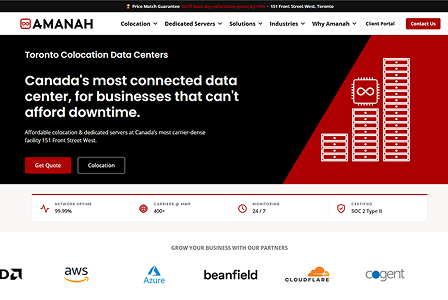 Amanah platform screenshot