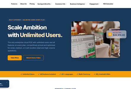 Todd's Better Snacks platform screenshot